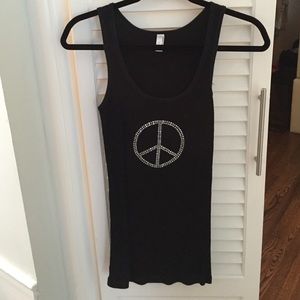 Super cute peace sign tank