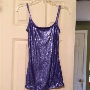 Sequined Purple- Charlotte Russe Top