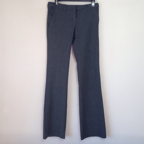 Express columnist black/white dress pant/slacks 2R