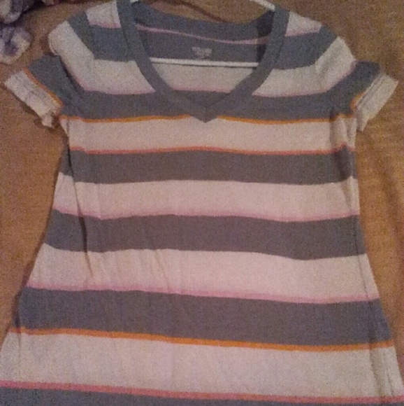 Striped Vneck