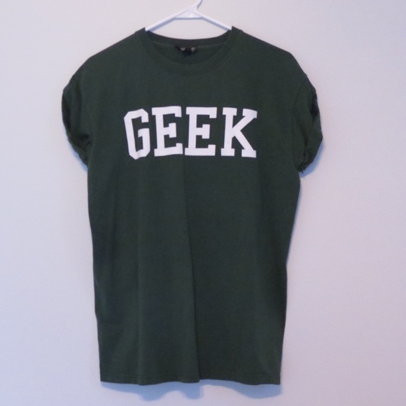 Topshop "GEEK" Shirt