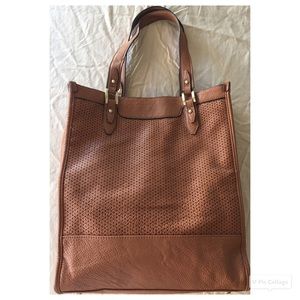 Merona Faux Leather Laptop Computer Bag