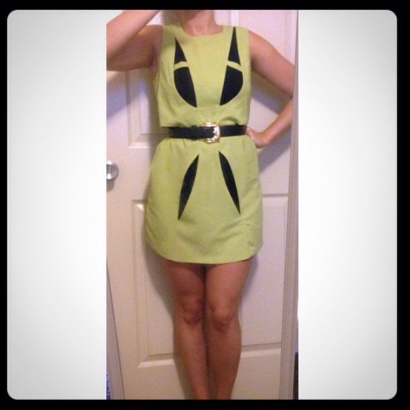 CAMEO Lime Party Dress