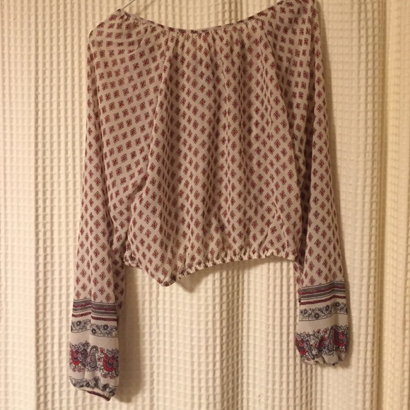 Long sleeve crop top - Picture 2 of 2