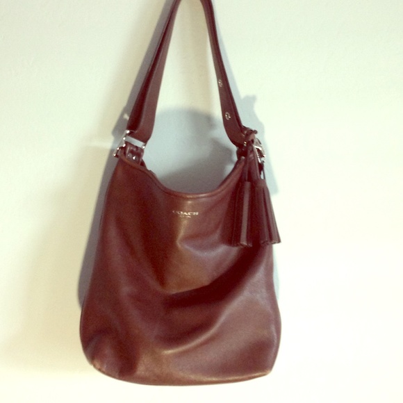 Coach Brown cross body or shoulder hobo