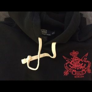 Men's Ralph Lauren  Polo black hoodie. 2X