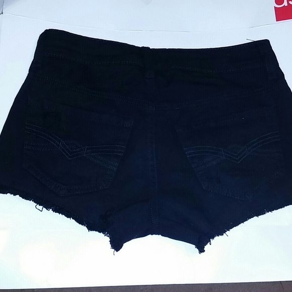 Black Ripped Shorts - Picture 4 of 4