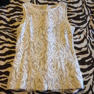 Beautiful BR lace shell top