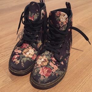 Floral Doc martens