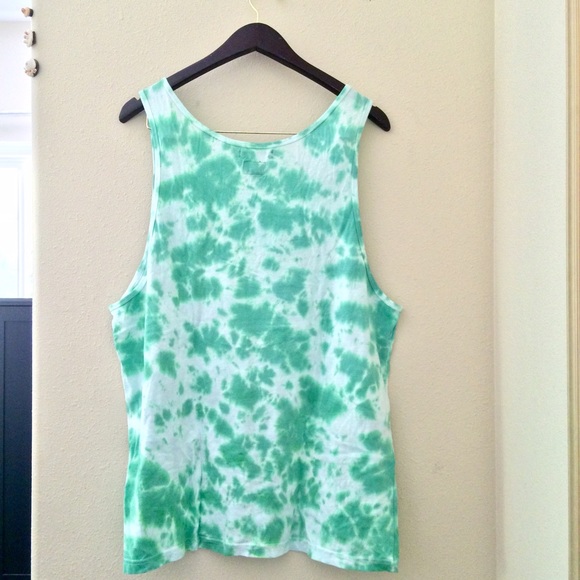 NWOT RVCA Tie-Dye Muscle Tee - Picture 2 of 3