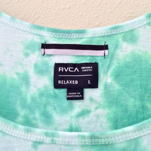 NWOT RVCA Tie-Dye Muscle Tee - Picture 3 of 3