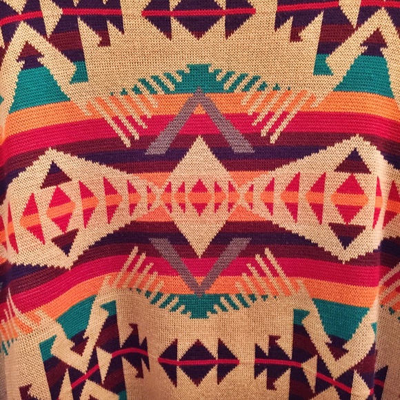 Aztec Printed Cardigan - Picture 3 of 3