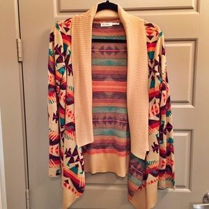 Aztec Printed Cardigan