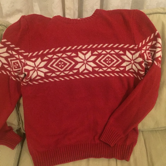 mens snowflake sweater