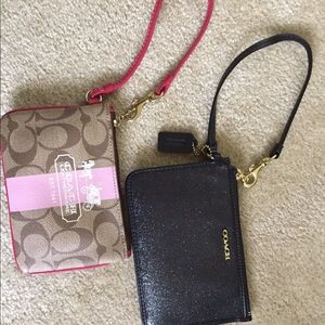 Coach wristlets