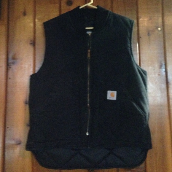 Mens lg quilted carhart vest