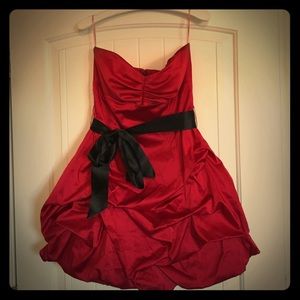 Flirty Red Cocktail Dress