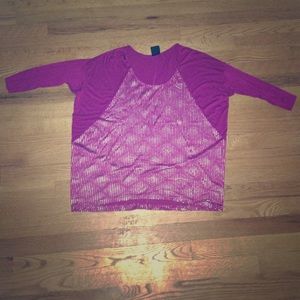 Loose, flowing shirt.