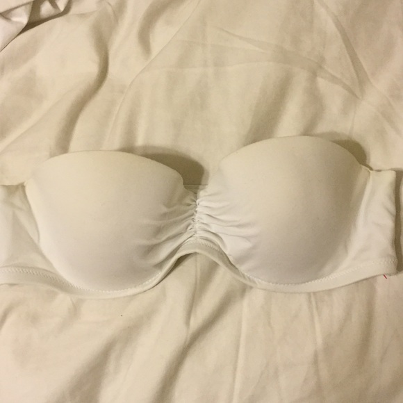 Strappy bandeau bikini top