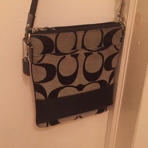 Black coach crossbody