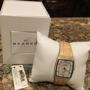 Skagen ladies watch with Crystalized Sworovski