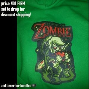LEGEND OF ZELDA zombie  gamer hoodie sweater