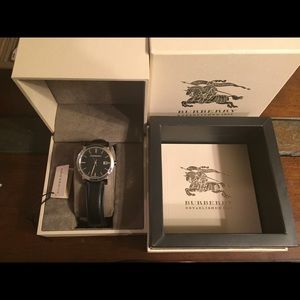 Burberry leather watch