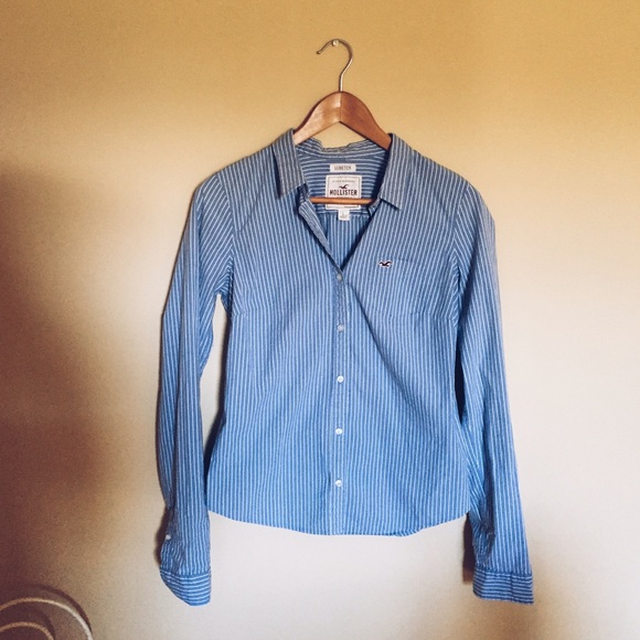 ❌SOLD❌ Hollister Pin-Striped Blouse