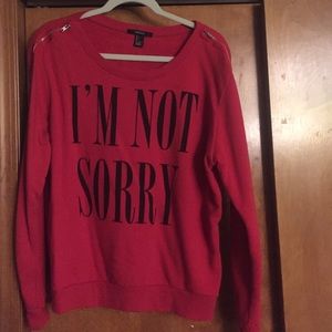 Red Forever 21 sweater