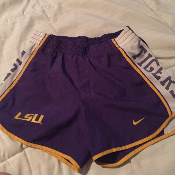 Nike LSU dry fit shorts