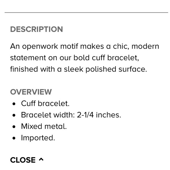 🎉HP🎉Scrollwork silver cuff bracelet - Picture 4 of 4