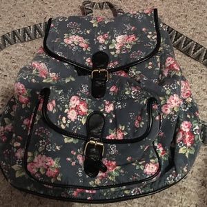 Floral backpack