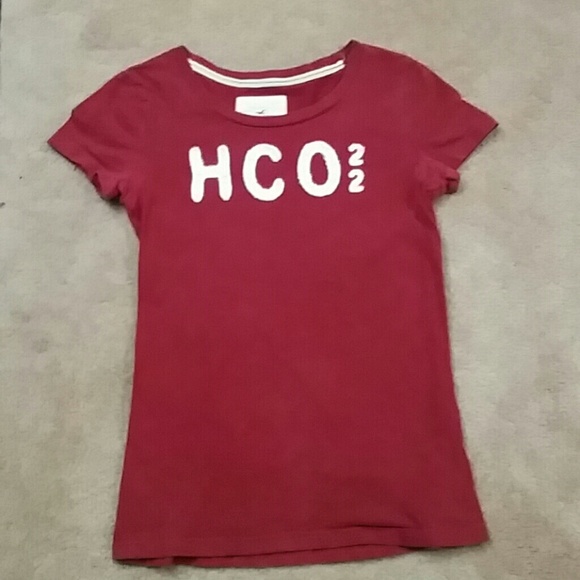 Hollister Red Maroon Shirt