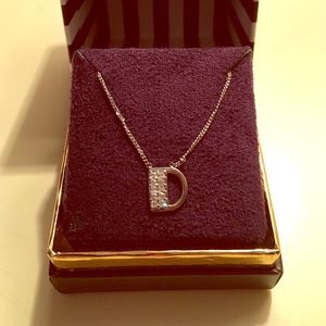Henri Bendel letter "D" necklace ✨✨ brand new!