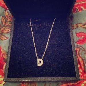 Nadri D pendant necklace