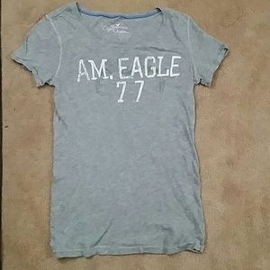 American Eagle Gray Shirt