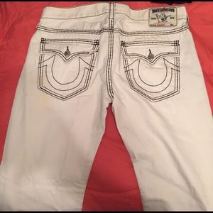 White True Religion Jeans