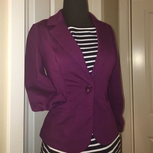 Ambition plum blazer