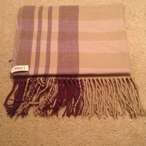 Gap Purple & Tan Scarf