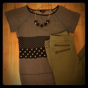 LAST CHANCE!! The Limited Mixed Print Blouse