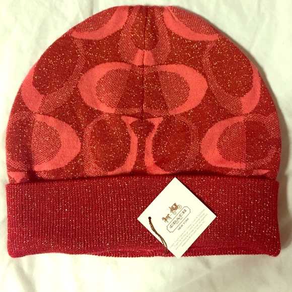 COACH TONAL SPLC KNIT HAT - Picture 1 of 1