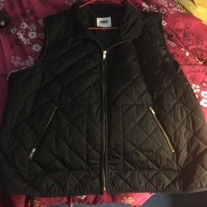 STAPLE PIECE | Black Vest w/ Gold Zippers