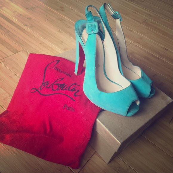Christian Louboutin Shoes - Sold‼️Pre-loved Christian Louboutin Teal