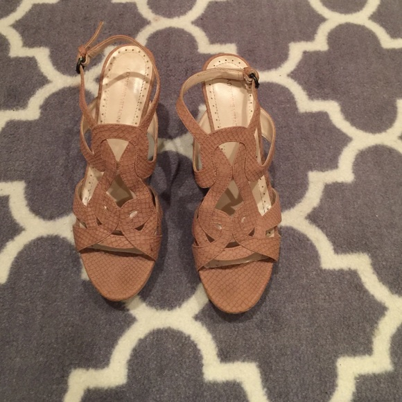 Adrienne Vittadini cork sandals