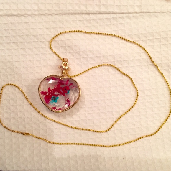 💖 Lucite 2 tones necklace 💖 - Picture 3 of 3