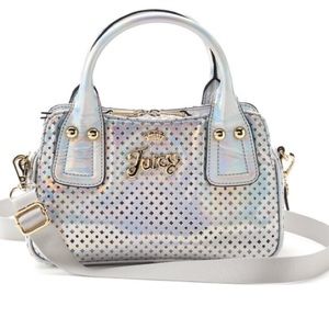 💎Juicy Couture Silver Iridescent Satchel 💎