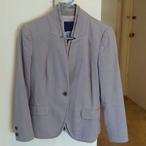 J. Crew causal gray textured blazer
