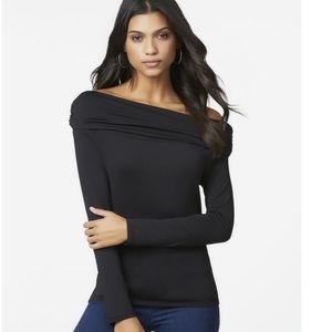 Ruched off the shoulder top