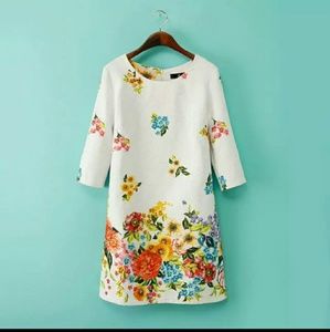 🎆🎉🎈HP🎉Floral print dress. Size 6 NWOT
