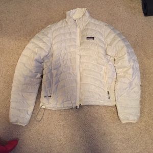 Patagonia White Padded Coat